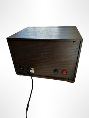 Sale Photo Thumbnail #582: Dual Watch Winder housed in a dark wood case with a glass display.