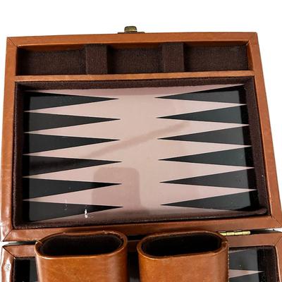 Sale Photo Thumbnail #601: Travel Backgammon Game in a Case