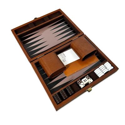 Sale Photo Thumbnail #605: Travel Backgammon Game in a Case