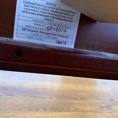 Twin Size Wooden Platform Bed by Fashion Bed Group (DR-HS)