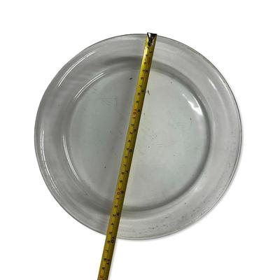 Sale Photo Thumbnail #634: Lot of 2 Round Pie Dishes, Glass (Anchor Ovenware 9")  & Ceramic (Christineholm 9.5")