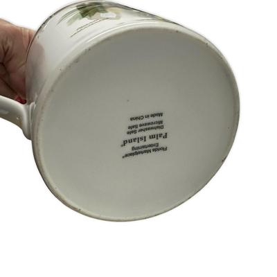 Sale Photo Thumbnail #647: Lot of 3 Pitcher (Stained, fair condition), Teapot (Palm Island, no chips) and Whiskey Container by Michter's Jug House