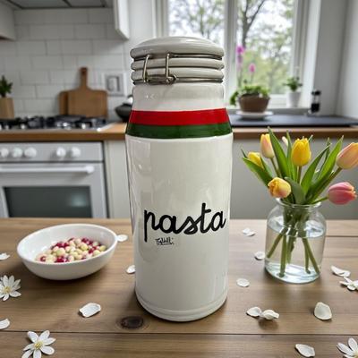 Sale Photo Thumbnail #655: Baldelli Italy Pasta Jar, excellent condition