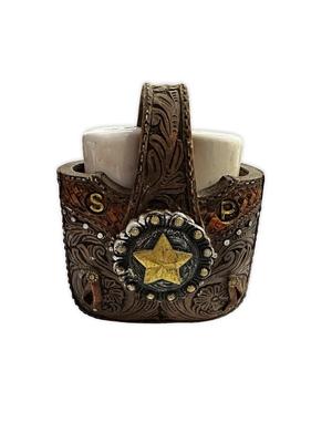 Sale Photo Thumbnail #663: Western Theme Salt & Pepper Shaker