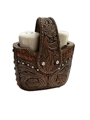 Sale Photo Thumbnail #665: Western Theme Salt & Pepper Shaker