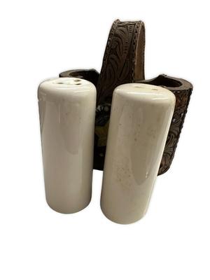 Sale Photo Thumbnail #667: Western Theme Salt & Pepper Shaker