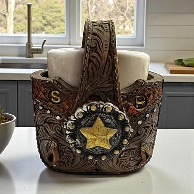 Sale Photo Thumbnail #662: Western Theme Salt & Pepper Shaker