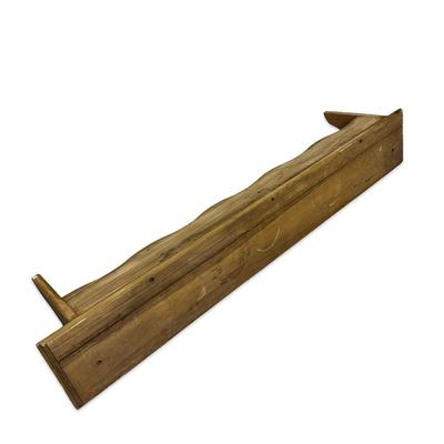 Sale Photo Thumbnail #680: Lightweight Wooden Wall Shelf #1  36" long, fair condition