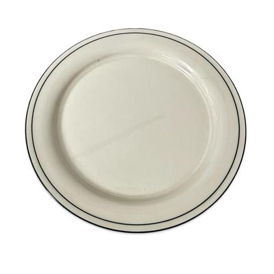 Sale Photo Thumbnail #714: Lenox Chinastone Blue Pinstripes Dinner Plates Lot of 5 New