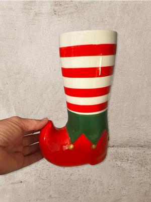 Sale Photo Thumbnail #764: Christmas Elf Boot Vase/Mug by Bigmouth Inc.