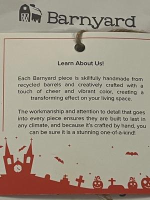 LOT 427: One of a Kind Handmade American Football Barnyard Large Insulated Cooler