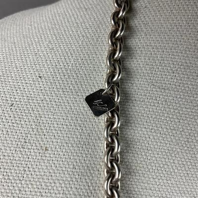 S669 Rare Susan Cummings Farm Animal Sterling Silver Charm Necklace