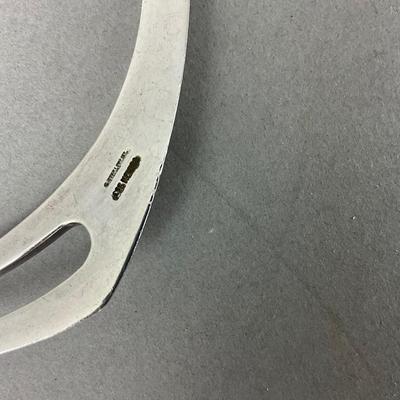 S672 Mid Century Modern Sterling 925 Mexico Choker