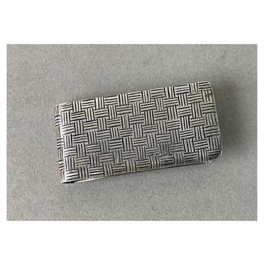 S673 Sterling Silver JOHN HARDY Woven Basket Money Clip
