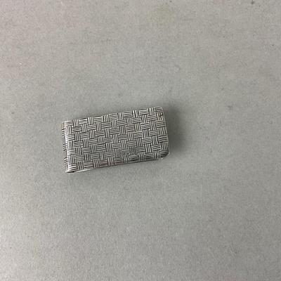 S673 Sterling Silver JOHN HARDY Woven Basket Money Clip