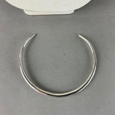 S674 Sterling Silver Hollow Choker