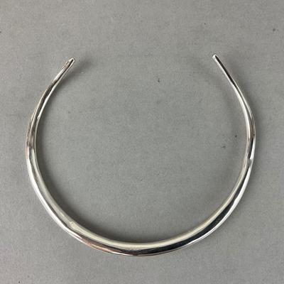 S674 Sterling Silver Hollow Choker