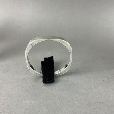 S678 Sterling Silver Slip -On Bangle Bracelet