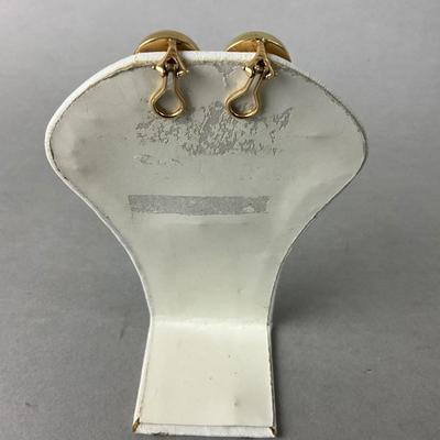 S692 Polished Dome 14k yg Round French Clip Back Earrings