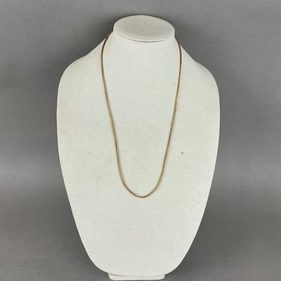 S695 14k Yellow Gold Foxtail Style Chain 2mm 27"