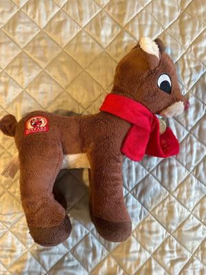 Sale Photo Thumbnail #778: Vintage Rudolph the Red Nosed Reindeer Plush "50 Years Disney"