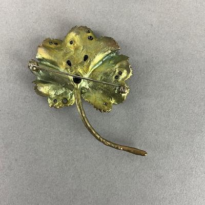 S828 Michael Michaud Bronze and Blue Topaz Lady's Mantle Set