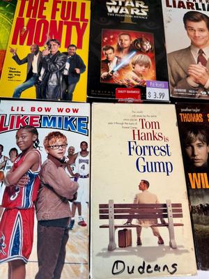 Sale Photo Thumbnail #175: 17 Titles include Monty Python, Forrest Gump, The Grinch, Snow White, Liar Liar, and many more.