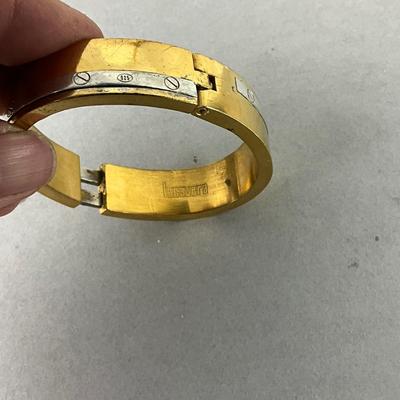 S840 Vintage Charm Pendant Necklace by Navarro and 925 Cuff by Lacavera