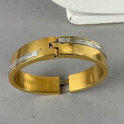 S840 Vintage Charm Pendant Necklace by Navarro and 925 Cuff by Lacavera