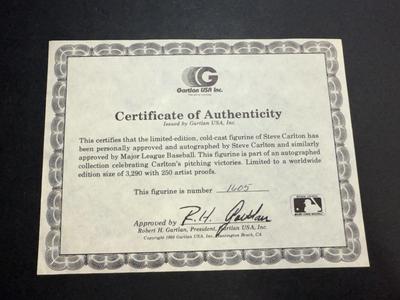 Steve Carlton Authentic Autograph