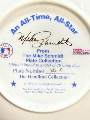 Mike Schmidt 12 Time All Star Plate