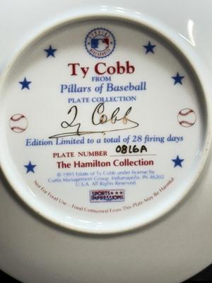 Ty Cobb Plate
