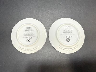 Babe Ruth & Lou Gehrig Plates