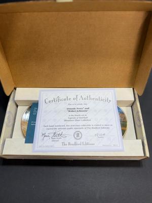 Jimmie Foxx & Walter Johnson Plates