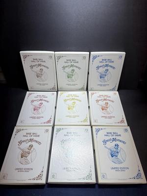 Perez Steele Hall of Fame Great Moments complete sets 1-9