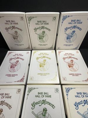 Perez Steele Hall of Fame Great Moments complete sets 1-9