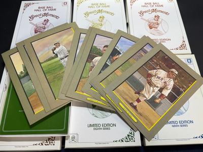 Perez Steele Hall of Fame Great Moments complete sets 1-9