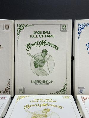Perez Steele Hall of Fame Great Moments complete sets 1-9