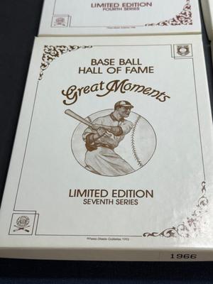 Perez Steele Hall of Fame Great Moments complete sets 1-9