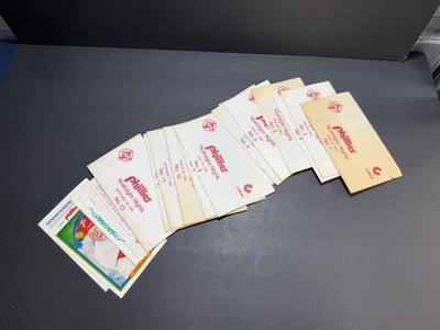 1980’s Phillies Nostalgia Nights Postcards