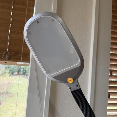 Rolling Adjustable Laptop Desk with Brightech LED Reading Light (D-MG)