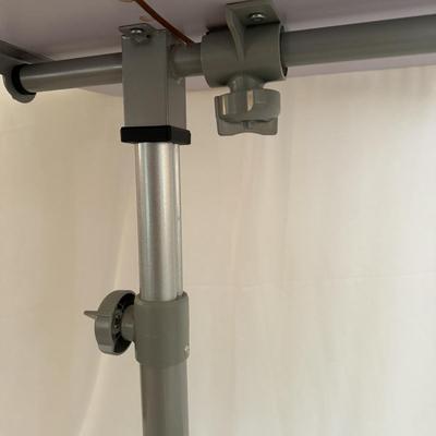 Rolling Adjustable Laptop Desk with Brightech LED Reading Light (D-MG)