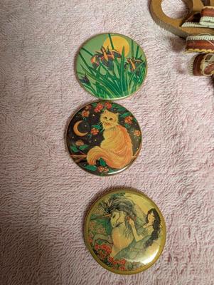 Nice group of Kitchen items including vintage spoon rest.