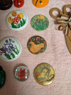 Nice group of Kitchen items including vintage spoon rest.