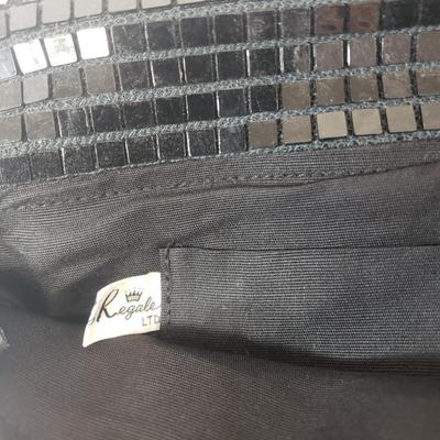 LOT 64: Vintage Beaded Purse, Harry Levine, Mesh Beaded Purse, MAC Cosmetics Bag