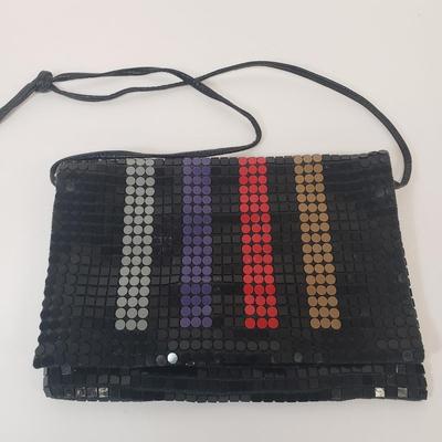 LOT 64: Vintage Beaded Purse, Harry Levine, Mesh Beaded Purse, MAC Cosmetics Bag