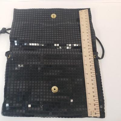 LOT 64: Vintage Beaded Purse, Harry Levine, Mesh Beaded Purse, MAC Cosmetics Bag