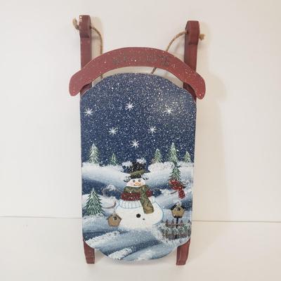 LOT 69: Rustic Holiday Decor Assortment with Martha Stewart Putz Style Houses