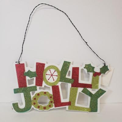 LOT 69: Rustic Holiday Decor Assortment with Martha Stewart Putz Style Houses