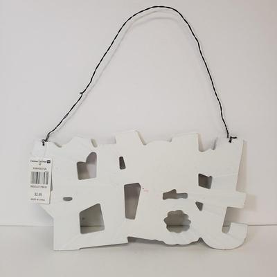 LOT 69: Rustic Holiday Decor Assortment with Martha Stewart Putz Style Houses